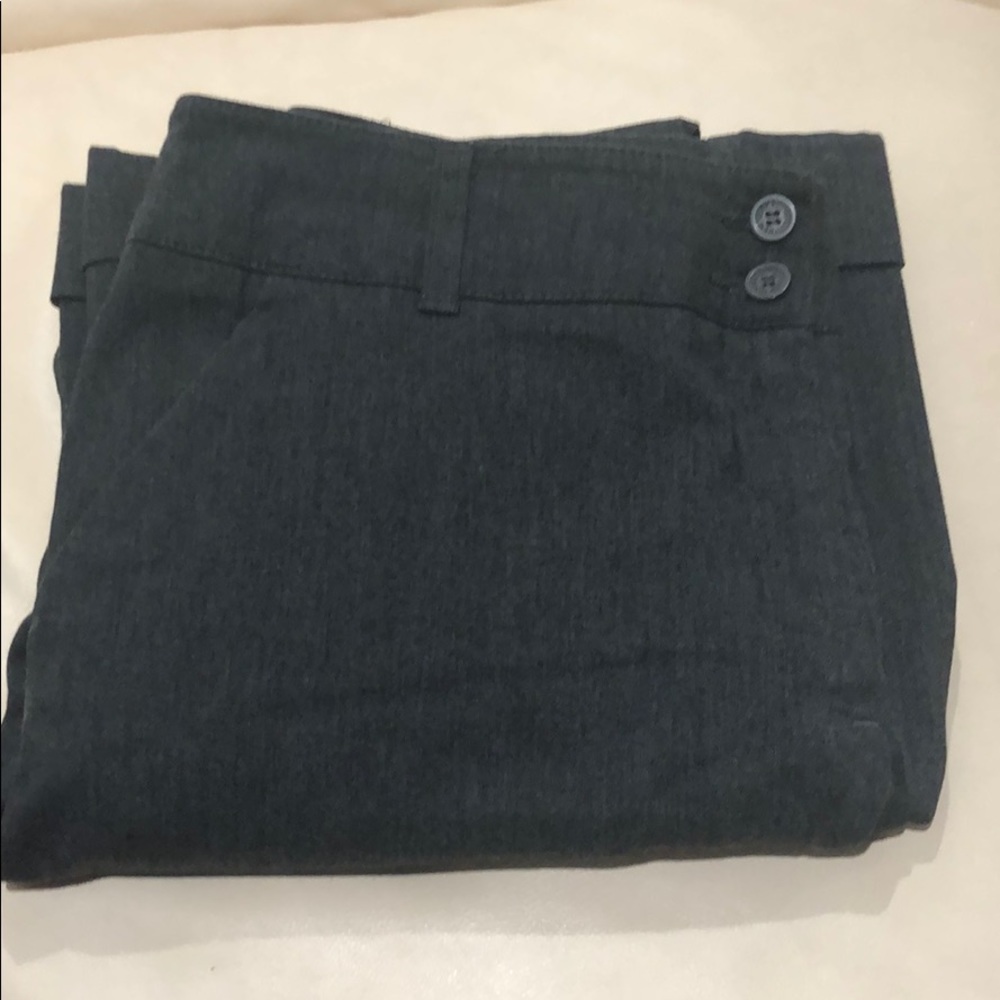 Grey boot leg dress pants, size 14